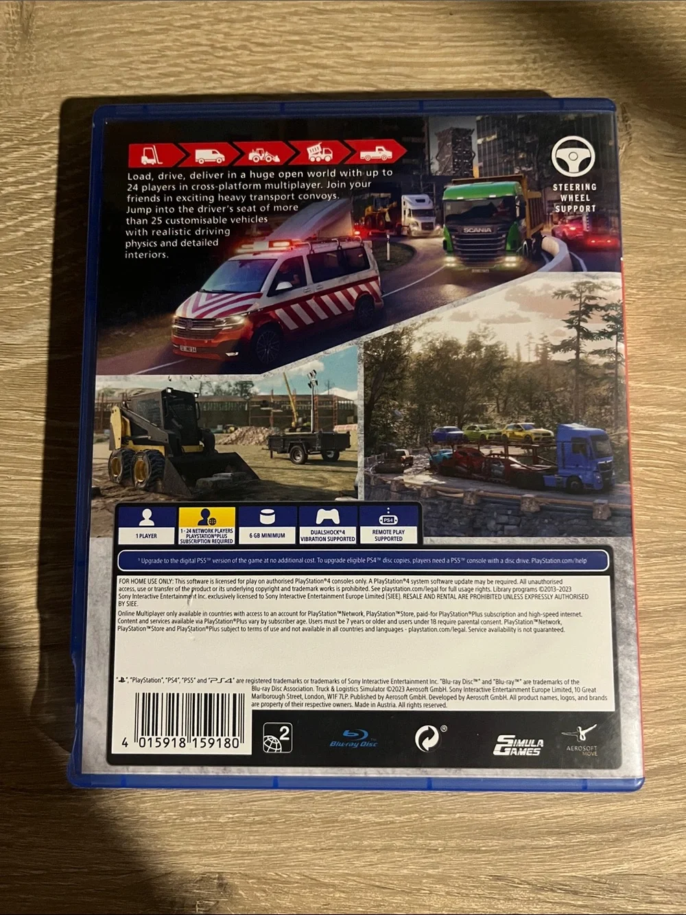 Truck & Logistics Simulator Game For Sony PlayStation 4 or PlayStation 5